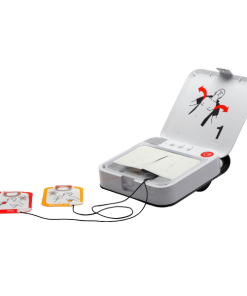 AED Authority LifePad CR2 Essential Defibrillator Device With Pads Connected