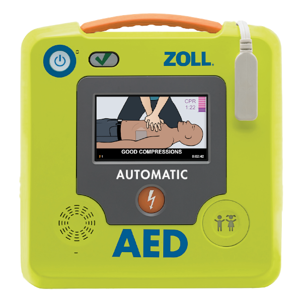 Neon Green Zoll AED Authority AED 3 Defibrillator Device