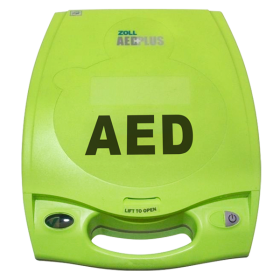 ZOLL AED Plus Green Defibrillator Machine Closed