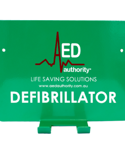 Green AED Authority Defibrillator Wall Bracket