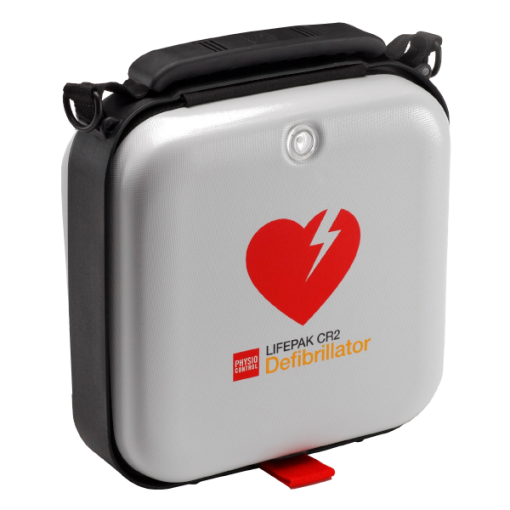 White Lifepak CR2 Wi-Fi Defibrillator Kit