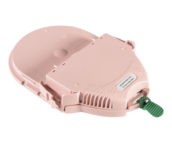 Pink Heartsine Battery And Defibrillator Pad For Children