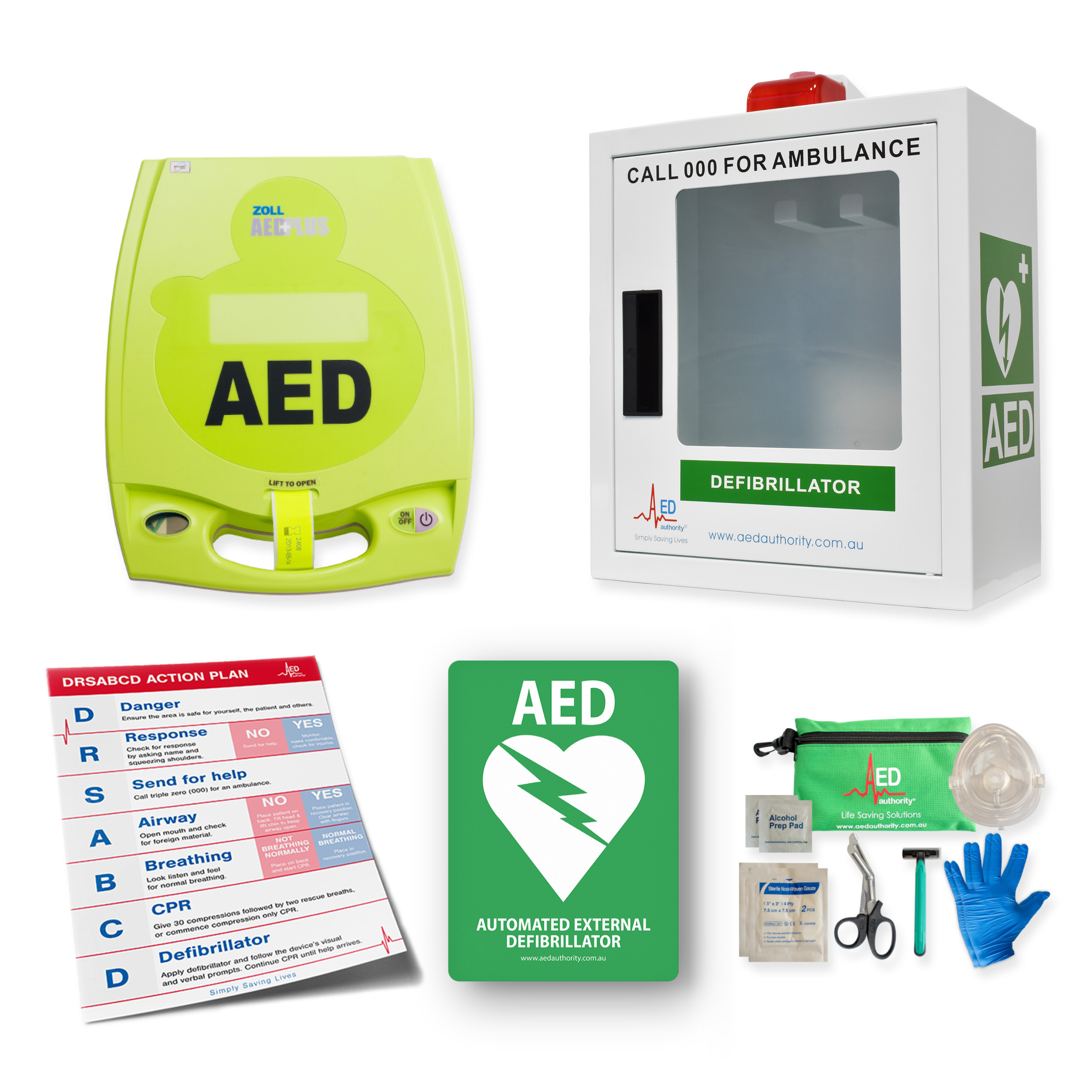 Zoll AED Plus Cabinet Bundle